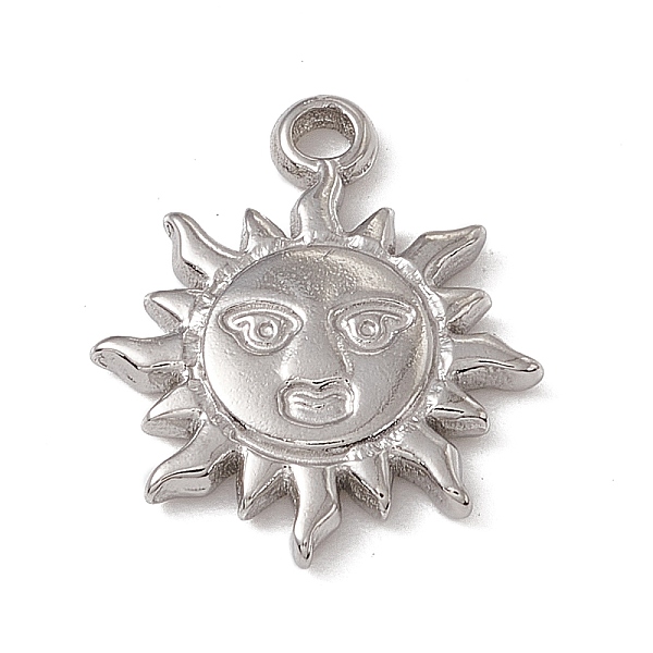 PandaHall 304 Stainless Steel Pendants, Sun with Human Face Charm, Stainless Steel Color, 17.5x15x2.5mm, Hole: 1.6mm 304 Stainless Steel Sun
PandaHall 304 Stainless Steel Pendants, Sun with Human Face Charm, Stainless Steel Color, 17.5x15x2.5mm, Hole: 1.6mm 304 Stainless Steel Sun