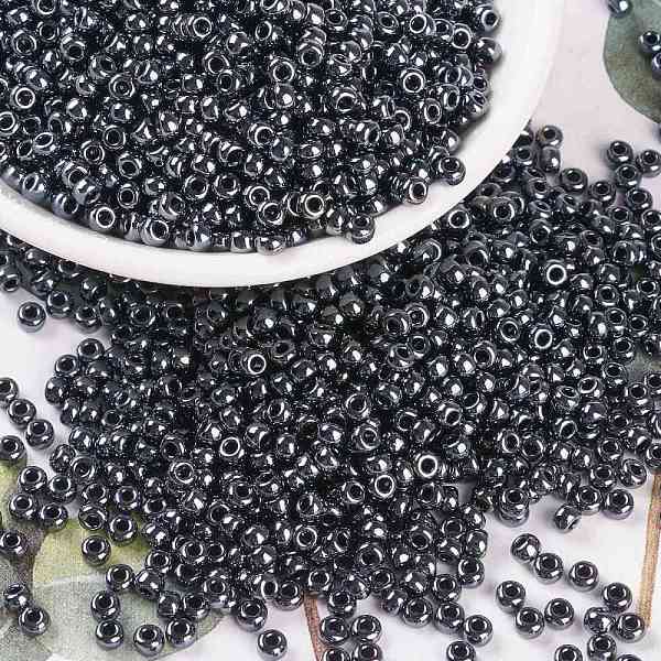 PandaHall MIYUKI Round Rocailles Beads, Japanese Seed Beads, 8/0, (RR451) Gunmetal, 8/0, 3mm, Hole: 1mm, about 422~455pcs/bottle..., Black
PandaHall MIYUKI Round Rocailles Beads, Japanese Seed Beads, 8/0, (RR451) Gunmetal, 8/0, 3mm, Hole: 1mm, about 422~455pcs/bottle..., Black