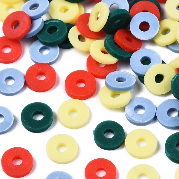 PandaHall Handmade Polymer Clay Beads, Heishi Beads, for DIY Jewelry Crafts Supplies, Disc/Flat Round, Dark Green, 6x1mm, Hole: 2mm, about...
PandaHall Handmade Polymer Clay Beads, Heishi Beads, for DIY Jewelry Crafts Supplies, Disc/Flat Round, Dark Green, 6x1mm, Hole: 2mm, about...