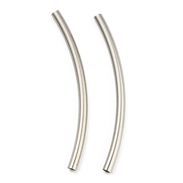 PandaHall 304 Stainless Steel Tube Beads, Curved Tube, Stainless Steel Color, 35x2mm, Hole: 1.4mm 304 Stainless Steel Tube
PandaHall 304 Stainless Steel Tube Beads, Curved Tube, Stainless Steel Color, 35x2mm, Hole: 1.4mm 304 Stainless Steel Tube
