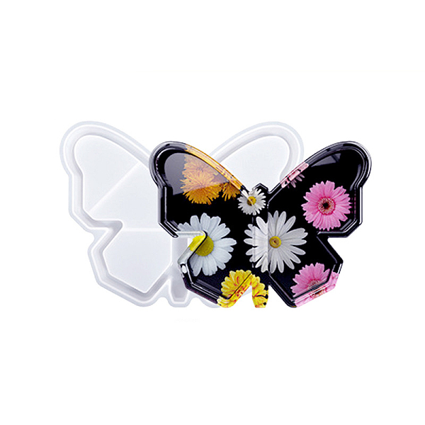 PandaHall DIY Silhouette Silicone Storage Molds, Resin Casting Molds, Clay Craft Mold Tools, Butterfly, 231x176x23mm Silicone Butterfly..., White
PandaHall DIY Silhouette Silicone Storage Molds, Resin Casting Molds, Clay Craft Mold Tools, Butterfly, 231x176x23mm Silicone Butterfly..., White