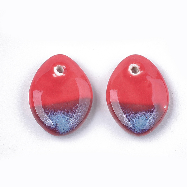 PandaHall Handmade Porcelain Pendants, Fancy Antique Glazed Porcelain, Eye, Red, 25x18x5mm, Hole: 1.8mm Porcelain Eye Red
PandaHall Handmade Porcelain Pendants, Fancy Antique Glazed Porcelain, Eye, Red, 25x18x5mm, Hole: 1.8mm Porcelain Eye Red
