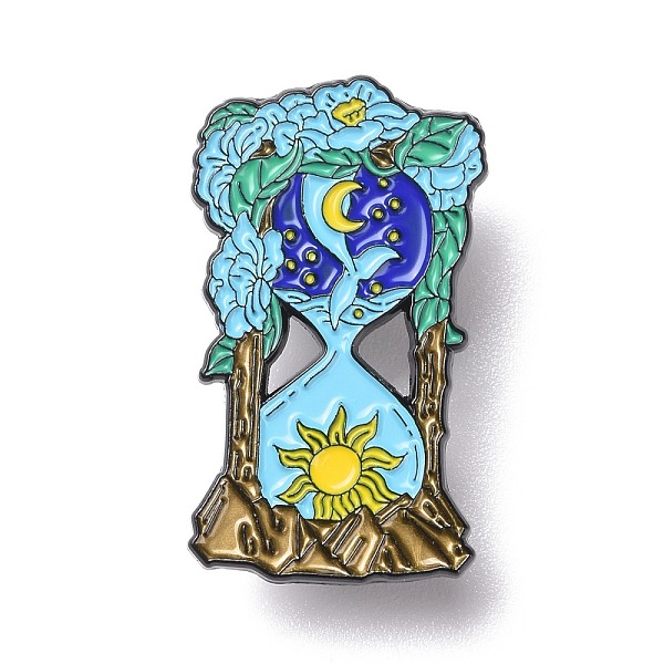 PandaHall Sandglass with Sun Enamel Pin, Cartoon Alloy Badge for Backpack Clothes, Electrophoresis Black, Blue, 35x20.5x1.5mm, Pin: 1.3mm...
PandaHall Sandglass with Sun Enamel Pin, Cartoon Alloy Badge for Backpack Clothes, Electrophoresis Black, Blue, 35x20.5x1.5mm, Pin: 1.3mm...