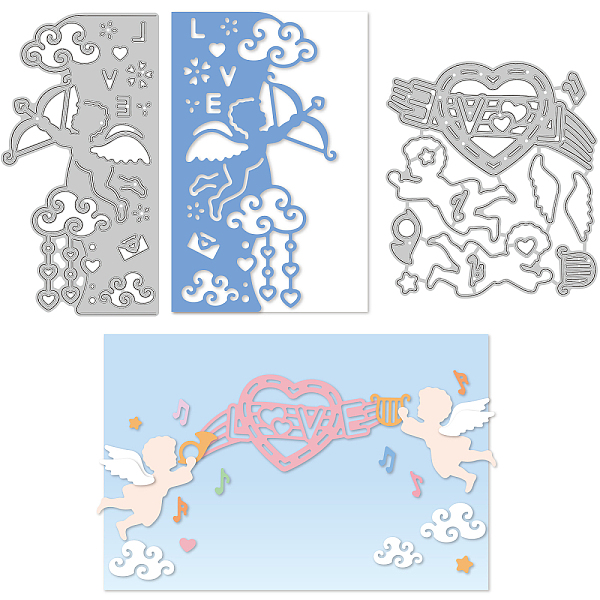 PandaHall GLOBLELAND 2Pcs 2 Style Carbon Steel Cutting Dies Stencils, for DIY Scrapbooking/Photo Album, Decorative Embossing DIY Paper Card...
PandaHall GLOBLELAND 2Pcs 2 Style Carbon Steel Cutting Dies Stencils, for DIY Scrapbooking/Photo Album, Decorative Embossing DIY Paper Card...