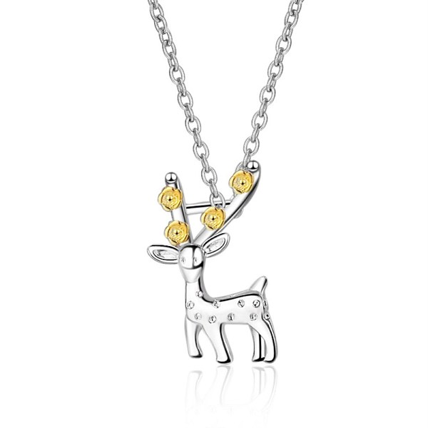 PandaHall Brass Pendants, for Christmas, Deer with Flower, Yellow, Platinum Brass Deer Yellow
PandaHall Brass Pendants, for Christmas, Deer with Flower, Yellow, Platinum Brass Deer Yellow