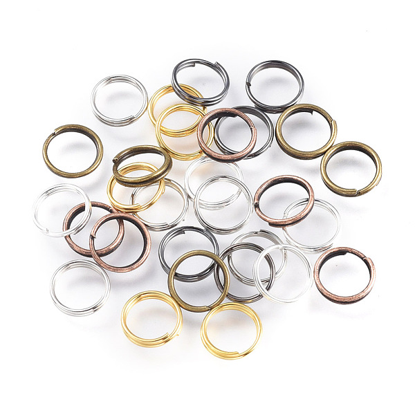 PandaHall Iron Split Rings, Double Loops Jump Rings, Mixed Color, 7x1.4mm, Inner Diameter: 6.3mm, 6 Colors, about 6000pcs/500g Iron Ring
PandaHall Iron Split Rings, Double Loops Jump Rings, Mixed Color, 7x1.4mm, Inner Diameter: 6.3mm, 6 Colors, about 6000pcs/500g Iron Ring