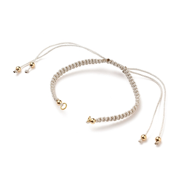 PandaHall Adjustable Braided Polyester Cord Bracelet Making, with 304 Stainless Steel Open Jump Rings, Round Brass Beads, Antique White...
PandaHall Adjustable Braided Polyester Cord Bracelet Making, with 304 Stainless Steel Open Jump Rings, Round Brass Beads, Antique White...