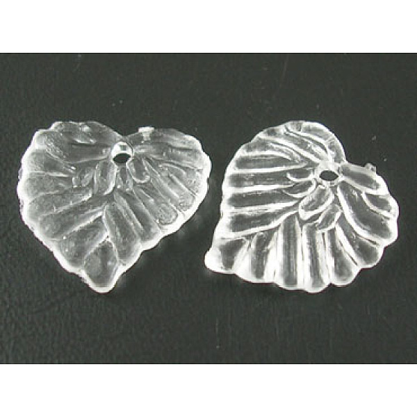 PandaHall Transparent Acrylic Pendants, Leaf, White, about 15mm long, 15mm wide, 2mm thick, hole: 1.5mm Acrylic Leaf White
PandaHall Transparent Acrylic Pendants, Leaf, White, about 15mm long, 15mm wide, 2mm thick, hole: 1.5mm Acrylic Leaf White