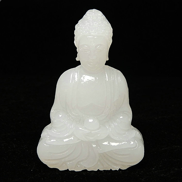 PandaHall Natural White Jade Carved Mahavairocana Buddha Statue Home Decoration, Feng Shui Figurines, 62x42x16mm White Jade Human
PandaHall Natural White Jade Carved Mahavairocana Buddha Statue Home Decoration, Feng Shui Figurines, 62x42x16mm White Jade Human