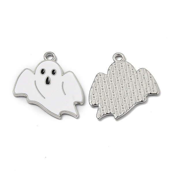 PandaHall Alloy Enamel Pendants, for Halloween, Ghost, Platinum, White, 26.5x23x1.2mm, Hole: 1.8mm Alloy+Enamel Ghost White
PandaHall Alloy Enamel Pendants, for Halloween, Ghost, Platinum, White, 26.5x23x1.2mm, Hole: 1.8mm Alloy+Enamel Ghost White