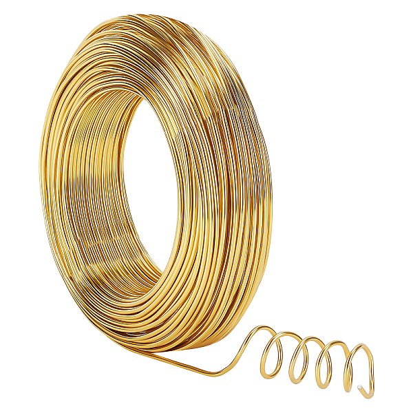 PandaHall Round Aluminum Wire, Bendable Metal Craft Wire, for DIY Jewelry Craft Making, Gold, 12 Gauge, 2mm, 55m/500g(180.4feet/500g), 500g...
PandaHall Round Aluminum Wire, Bendable Metal Craft Wire, for DIY Jewelry Craft Making, Gold, 12 Gauge, 2mm, 55m/500g(180.4feet/500g), 500g...