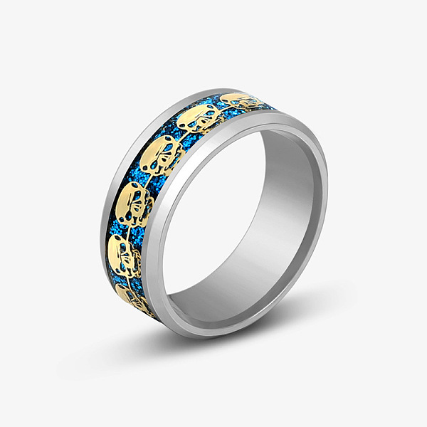 PandaHall Stainless Steel Skull Finger Rings, Gothic Punk Jewelry for Men Women, Deep Sky Blue, US Size 10(19.8mm) Stainless Steel Skull
PandaHall Stainless Steel Skull Finger Rings, Gothic Punk Jewelry for Men Women, Deep Sky Blue, US Size 10(19.8mm) Stainless Steel Skull