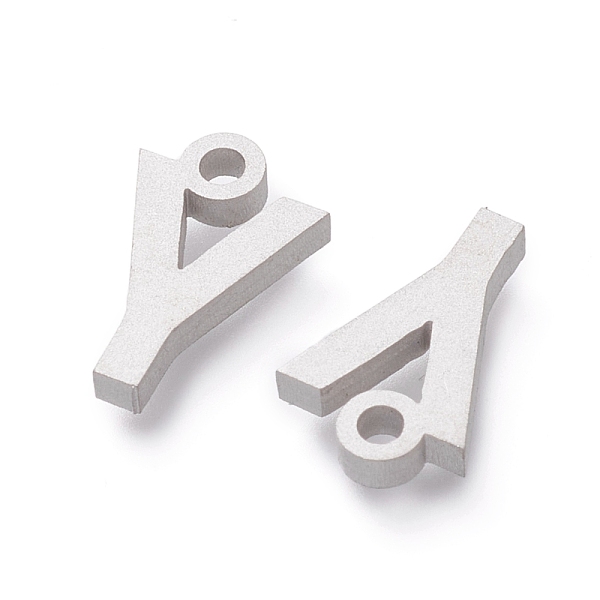 PandaHall 304 Stainless Steel Pendants, Matte Style, Greek Alphabet, Stainless Steel Color, Letter.G, 10.5x7x1.5mm, Hole: 1.5mm 304...
PandaHall 304 Stainless Steel Pendants, Matte Style, Greek Alphabet, Stainless Steel Color, Letter.G, 10.5x7x1.5mm, Hole: 1.5mm 304...