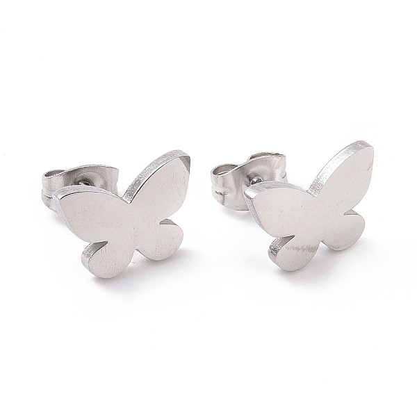 PandaHall 304 Stainless Steel Butterfly Stud Earrings for Women, Stainless Steel Color, 8x11.5x1.5mm, Pin: 0.8mm 304 Stainless Steel...
PandaHall 304 Stainless Steel Butterfly Stud Earrings for Women, Stainless Steel Color, 8x11.5x1.5mm, Pin: 0.8mm 304 Stainless Steel...
