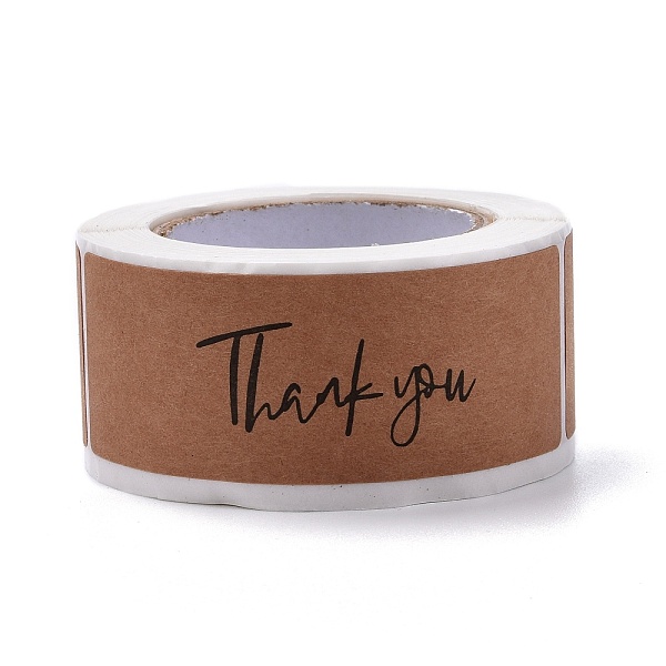 PandaHall Self-Adhesive Paper Gift Tag Youstickers, Rectangle Thank You Stickers Labels, for Small Business, Peru, 2.9x6x0.01cm, 120pcs/roll..., Brown
PandaHall Self-Adhesive Paper Gift Tag Youstickers, Rectangle Thank You Stickers Labels, for Small Business, Peru, 2.9x6x0.01cm, 120pcs/roll..., Brown