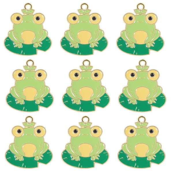 PandaHall SUNNYCLUE 30Pcs Alloy Enamel Pendants, Frog, Light Gold, Lawn Green, 25x22.5x1.4mm, Hole: 1.8mm Alloy+Enamel Frog
PandaHall SUNNYCLUE 30Pcs Alloy Enamel Pendants, Frog, Light Gold, Lawn Green, 25x22.5x1.4mm, Hole: 1.8mm Alloy+Enamel Frog