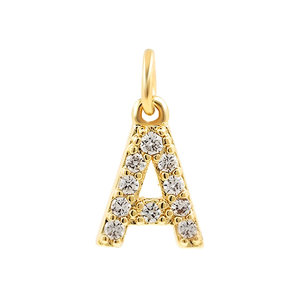 PandaHall Brass Cubic Zirconia Pendants with Jump Rings, Real 18K Gold Plated, Letter A, 15.5x9.8x2.2mm, Hole: 2.8mm Brass+Cubic Zirconia..., Clear
PandaHall Brass Cubic Zirconia Pendants with Jump Rings, Real 18K Gold Plated, Letter A, 15.5x9.8x2.2mm, Hole: 2.8mm Brass+Cubic Zirconia..., Clear