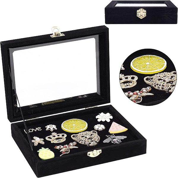 PandaHall OLYCRAFT Velvet Pin Display Box Cabinet Brooch Collection Display Case with Clear Window Velvet Badges Display Box Hard Rock..., Black
PandaHall OLYCRAFT Velvet Pin Display Box Cabinet Brooch Collection Display Case with Clear Window Velvet Badges Display Box Hard Rock..., Black