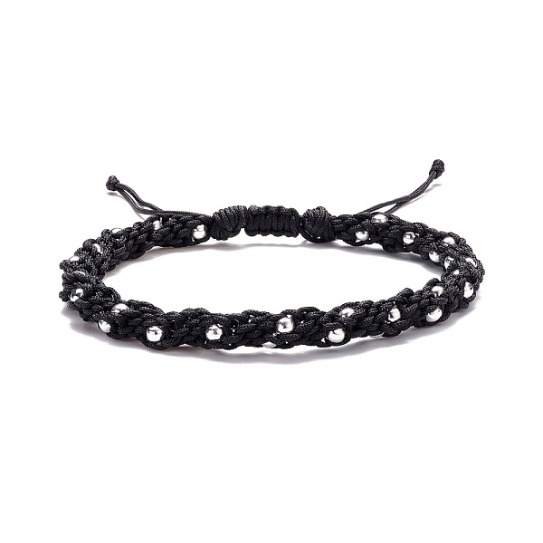 PandaHall Nylon Braided Bead Bracelet, Adjustable Friendship Bracelet for Men Women, Black, Inner Diameter: 2-1/4 inch(5.8cm)~3-1/2 inch...
PandaHall Nylon Braided Bead Bracelet, Adjustable Friendship Bracelet for Men Women, Black, Inner Diameter: 2-1/4 inch(5.8cm)~3-1/2 inch...