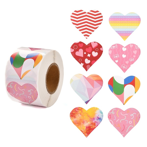 PandaHall Valentine's Day Theme Paper Gift Tag Stickers, 8 Style Heart Shape Adhesive Labels Roll Stickers, for Party, Decorative Presents...
PandaHall Valentine's Day Theme Paper Gift Tag Stickers, 8 Style Heart Shape Adhesive Labels Roll Stickers, for Party, Decorative Presents...