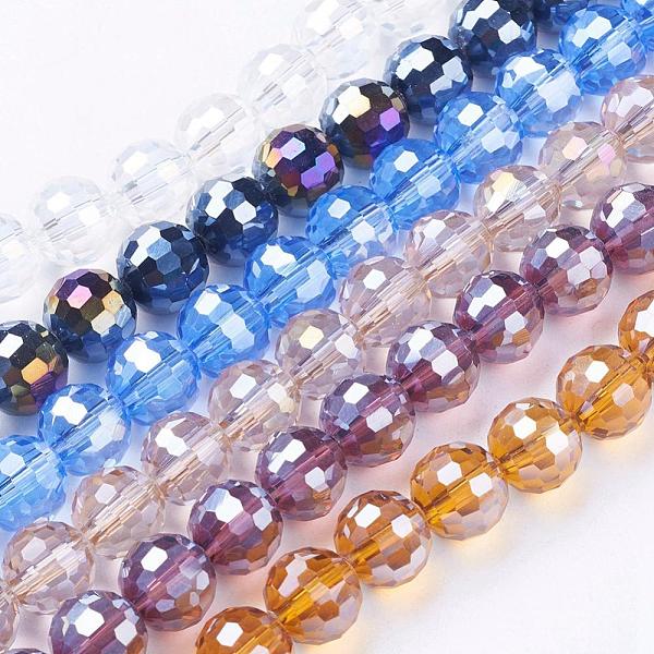 PandaHall Electroplate Glass Bead Strands, AB Color Plated, Faceted(96 Facets), Round, Mixed Color, 10mm, Hole: 1mm, about 72pcs/strand, 26..., Multicolor
PandaHall Electroplate Glass Bead Strands, AB Color Plated, Faceted(96 Facets), Round, Mixed Color, 10mm, Hole: 1mm, about 72pcs/strand, 26..., Multicolor
