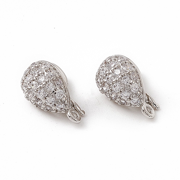 PandaHall Brass Micro Pave Clear Cubic Zirconia Twister Clasps, Teardrop, Real Platinum Plated, 10.5x6x7.5mm, Hole: 0.9mm, inner diameter...
PandaHall Brass Micro Pave Clear Cubic Zirconia Twister Clasps, Teardrop, Real Platinum Plated, 10.5x6x7.5mm, Hole: 0.9mm, inner diameter...
