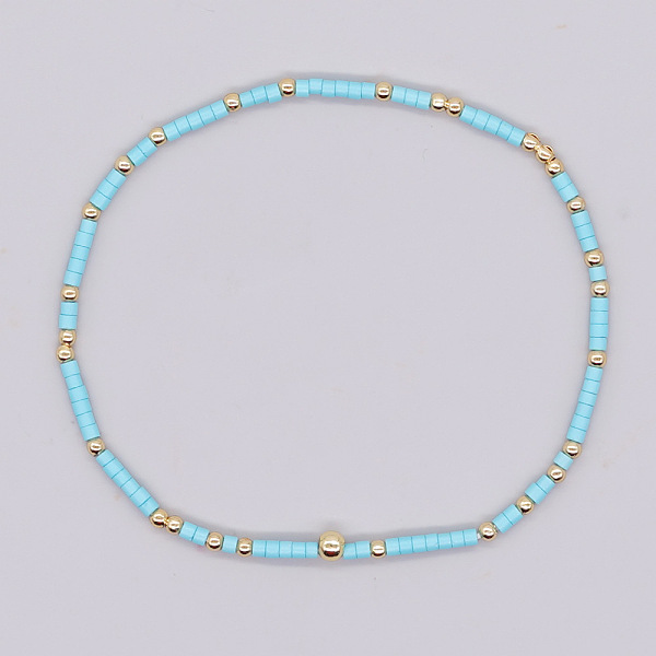 PandaHall Bohemian Style Rainbow Glass & Brass Beaded Handmade Fashion Women's Bracelet Glass
PandaHall Bohemian Style Rainbow Glass & Brass Beaded Handmade Fashion Women's Bracelet Glass