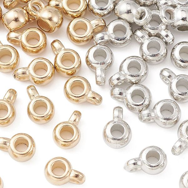 PandaHall 60Pcs 2 Styles CCB Plastic Tube Bails, Loop Bails, Rondelle, Platinum & Light Gold, 9x4~6x4.5~6mm, Hole: 1.5~2.8mm, Inner Diameter...
PandaHall 60Pcs 2 Styles CCB Plastic Tube Bails, Loop Bails, Rondelle, Platinum & Light Gold, 9x4~6x4.5~6mm, Hole: 1.5~2.8mm, Inner Diameter...