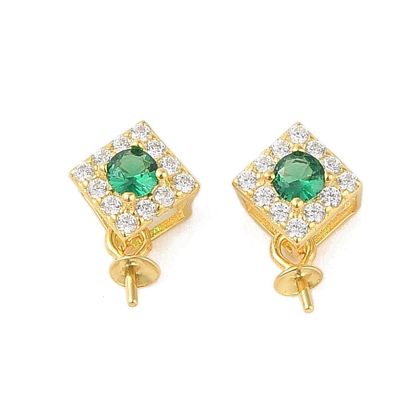 PandaHall 925 Sterling Silver Micro Pave Cubic Zirconia Peg Bails Pendants, Rhombus, Green, 12x7.5x5.5mm, Hole: 3x4mm, Pin: 0.7mm Sterling...
PandaHall 925 Sterling Silver Micro Pave Cubic Zirconia Peg Bails Pendants, Rhombus, Green, 12x7.5x5.5mm, Hole: 3x4mm, Pin: 0.7mm Sterling...