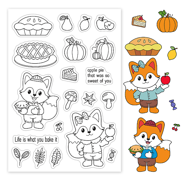 PandaHall PVC Plastic Stamps, for DIY Scrapbooking, Photo Album Decorative, Cards Making, Stamp Sheets, Fox Pattern, 16x11x0.3cm Plastic Fox
PandaHall PVC Plastic Stamps, for DIY Scrapbooking, Photo Album Decorative, Cards Making, Stamp Sheets, Fox Pattern, 16x11x0.3cm Plastic Fox