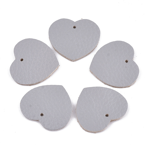PandaHall Eco-Friendly Cowhide Pendants, Heart, Light Grey, 25x27x1.5mm, Hole: 1.5mm Leather Heart Gray
PandaHall Eco-Friendly Cowhide Pendants, Heart, Light Grey, 25x27x1.5mm, Hole: 1.5mm Leather Heart Gray
