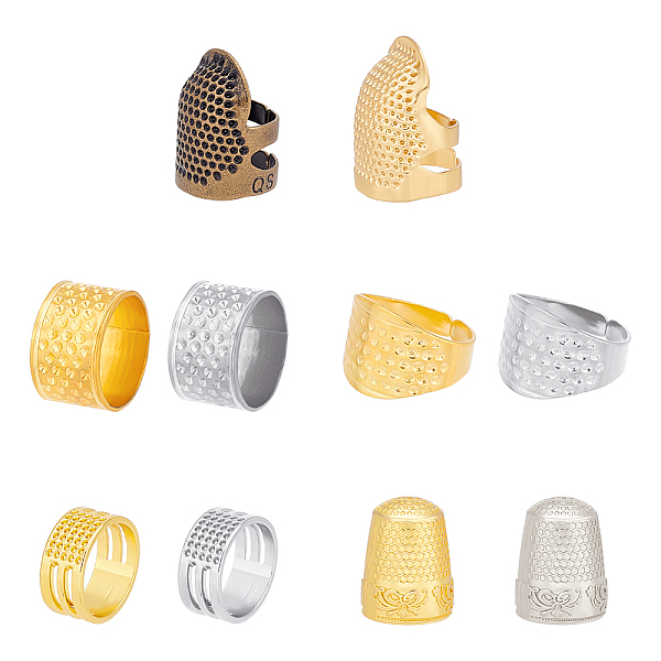 PandaHall UNICRAFTALE 8pcs Sewing Thimble Finger Protector Adjustable Finger Protector Fingertip Thimble 2 Colors 17.6-26mSewing Tools for...
PandaHall UNICRAFTALE 8pcs Sewing Thimble Finger Protector Adjustable Finger Protector Fingertip Thimble 2 Colors 17.6-26mSewing Tools for...
