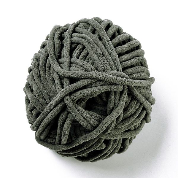 PandaHall Soft Crocheting Yarn, Thick Knitting Yarn for Scarf, Bag, Cushion Making, Dark Olive Green, 7~8mm, 65.62 yard(60m)/roll Polyester
PandaHall Soft Crocheting Yarn, Thick Knitting Yarn for Scarf, Bag, Cushion Making, Dark Olive Green, 7~8mm, 65.62 yard(60m)/roll Polyester
