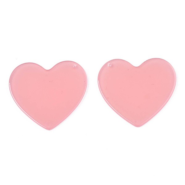 PandaHall Translucent Cellulose Acetate(Resin) Pendants, Solid Color, Heart, Salmon, 38x41x2mm, Hole: 1.4mm Cellulose Acetate Heart Red
PandaHall Translucent Cellulose Acetate(Resin) Pendants, Solid Color, Heart, Salmon, 38x41x2mm, Hole: 1.4mm Cellulose Acetate Heart Red