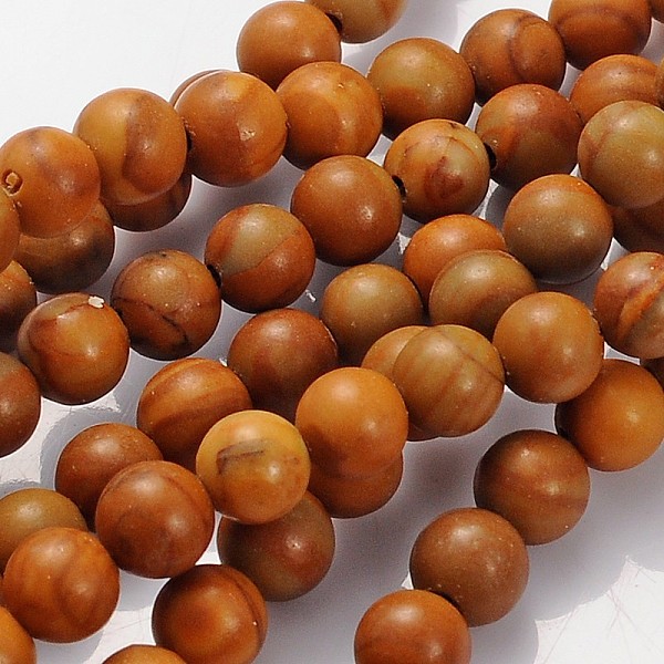 PandaHall Gemstone Beads Strands, Wood Lace Stone, Round, 4mm, Hole: 0.8mm, about 86pcs/strand, 15~16 inch Wood Lace Stone Round Gold
PandaHall Gemstone Beads Strands, Wood Lace Stone, Round, 4mm, Hole: 0.8mm, about 86pcs/strand, 15~16 inch Wood Lace Stone Round Gold