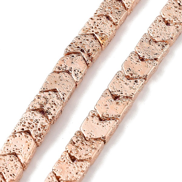 PandaHall Electroplated Natural Lava Rock Beads Strands, Arrow, Rose Gold Plated, 7~8x6~6.5x2.8mm, Hole: 1mm, about 63pcs/strand, 15.28''...
PandaHall Electroplated Natural Lava Rock Beads Strands, Arrow, Rose Gold Plated, 7~8x6~6.5x2.8mm, Hole: 1mm, about 63pcs/strand, 15.28''...
