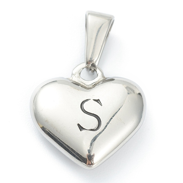 PandaHall 304 Stainless Steel Pendants, Heart with Black Letter, Stainless Steel Color, Letter.S, 16x16x4.5mm, Hole: 7x3mm 304 Stainless...
PandaHall 304 Stainless Steel Pendants, Heart with Black Letter, Stainless Steel Color, Letter.S, 16x16x4.5mm, Hole: 7x3mm 304 Stainless...