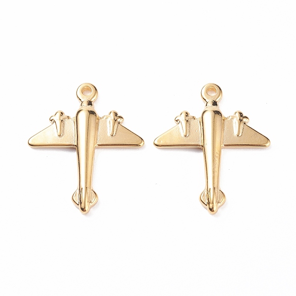 PandaHall 304 Stainless Steel Pendants, Plane, Golden, 26.5x22x3mm, Hole: 1.6mm 304 Stainless Steel Vehicle
PandaHall 304 Stainless Steel Pendants, Plane, Golden, 26.5x22x3mm, Hole: 1.6mm 304 Stainless Steel Vehicle