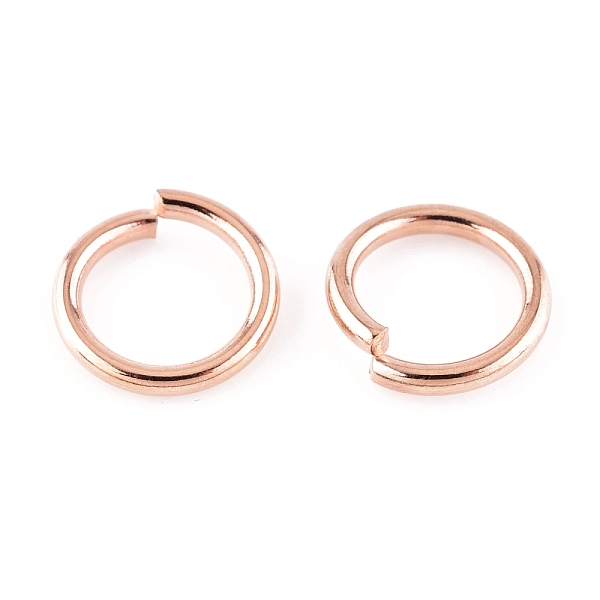 PandaHall 304 Stainless Steel Open Jump Rings, Rose Gold, 15 Gauge, 10x1.5mm, Inner Diameter: 7mm 304 Stainless Steel
PandaHall 304 Stainless Steel Open Jump Rings, Rose Gold, 15 Gauge, 10x1.5mm, Inner Diameter: 7mm 304 Stainless Steel