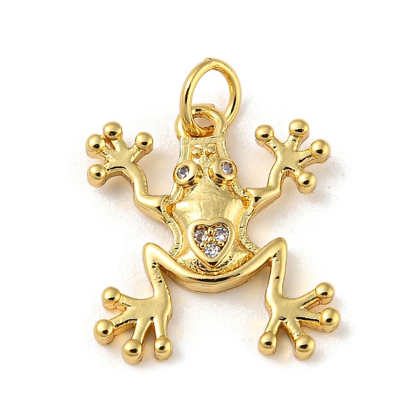 PandaHall Rack Plating Brass Micro Pave Cubic Zirconia Pendants, with Jump Ring, Cadmium Free & Lead Free, Long-Lasting Plated, Frog, Real..., Clear
PandaHall Rack Plating Brass Micro Pave Cubic Zirconia Pendants, with Jump Ring, Cadmium Free & Lead Free, Long-Lasting Plated, Frog, Real..., Clear
