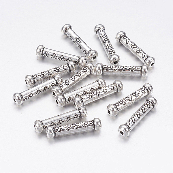PandaHall Tibetan Style Alloy Beads, Tube, Antique Silver, Lead Free & Cadmium Free & Nickel Free, 22x5.5mm, Hole: 1.5mm Alloy Tube
PandaHall Tibetan Style Alloy Beads, Tube, Antique Silver, Lead Free & Cadmium Free & Nickel Free, 22x5.5mm, Hole: 1.5mm Alloy Tube