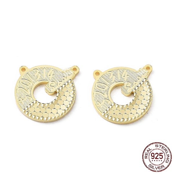 PandaHall 925 Sterling Silver Charms, Flat Round with Polka Dot & Number 5201314 Charm, Textured, for Valentine's Day, Real 18K Gold Plated...
PandaHall 925 Sterling Silver Charms, Flat Round with Polka Dot & Number 5201314 Charm, Textured, for Valentine's Day, Real 18K Gold Plated...