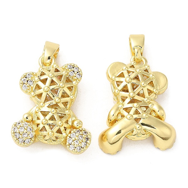 PandaHall Rack Plating Brass Micro Pave Cubic Zirconia Pendants, Cadmium Free & Lead Free, Bear, Real 18K Gold Plated, 22.5x17.5x7mm, Hole..., Clear
PandaHall Rack Plating Brass Micro Pave Cubic Zirconia Pendants, Cadmium Free & Lead Free, Bear, Real 18K Gold Plated, 22.5x17.5x7mm, Hole..., Clear