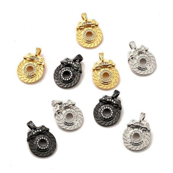 PandaHall Brass Micro Pave Clear Cubic Zirconia Pendants, Long-Lasting Plated, Flat Round, Mixed Color, 18x15.5x5mm, Hole: 4.5x4mm...
PandaHall Brass Micro Pave Clear Cubic Zirconia Pendants, Long-Lasting Plated, Flat Round, Mixed Color, 18x15.5x5mm, Hole: 4.5x4mm...