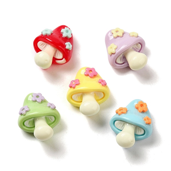 PandaHall Opaque Resin Cabochons, Mushroom with Flower, Mixed Color, 18.5x13.5x8.5mm Resin Mushroom Multicolor
PandaHall Opaque Resin Cabochons, Mushroom with Flower, Mixed Color, 18.5x13.5x8.5mm Resin Mushroom Multicolor