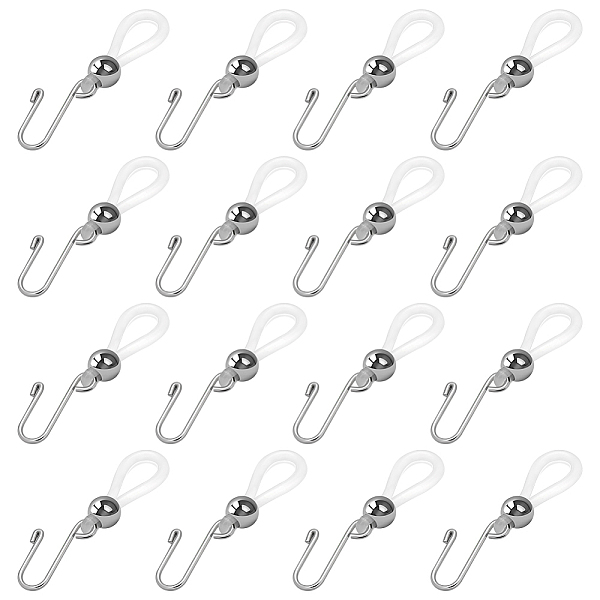 PandaHall 16Pcs Silicone Plastics Zipper Holder Upper for Jeans and Buttons, Keep Zipper Up On Pants with Iron Hooks, Platinum, 35mm, Hole...
PandaHall 16Pcs Silicone Plastics Zipper Holder Upper for Jeans and Buttons, Keep Zipper Up On Pants with Iron Hooks, Platinum, 35mm, Hole...