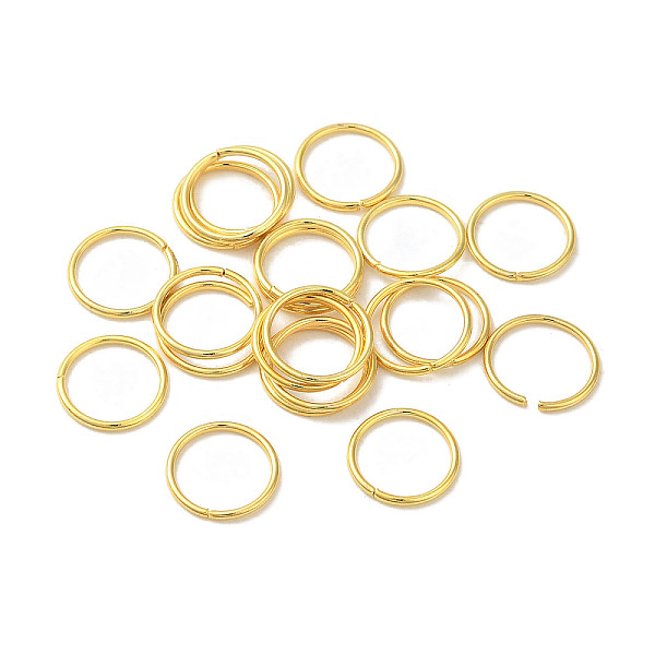 PandaHall 304 Stainless Steel Open Jump Rings, Flat Round, Real 18K Gold Plated, 8x0.7mm, Inner Diameter: 6.5mm 304 Stainless Steel Flat...
PandaHall 304 Stainless Steel Open Jump Rings, Flat Round, Real 18K Gold Plated, 8x0.7mm, Inner Diameter: 6.5mm 304 Stainless Steel Flat...