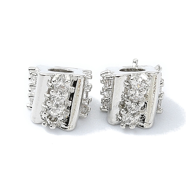 PandaHall Rack Plating Brass Pave Clear Cubic Zirconia Beads, Long-Lasting Plated, Lead Free & Cadmium Free, Column, Platinum, 6x5.5mm, Hole...
PandaHall Rack Plating Brass Pave Clear Cubic Zirconia Beads, Long-Lasting Plated, Lead Free & Cadmium Free, Column, Platinum, 6x5.5mm, Hole...