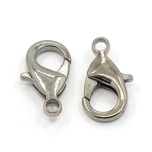 PandaHall Brass Lobster Claw Clasps, Parrot Trigger Clasps, Cadmium Free & Nickel Free & Lead Free, Gunmetal, 19x10x4mm, Hole: 2mm Brass...
PandaHall Brass Lobster Claw Clasps, Parrot Trigger Clasps, Cadmium Free & Nickel Free & Lead Free, Gunmetal, 19x10x4mm, Hole: 2mm Brass...