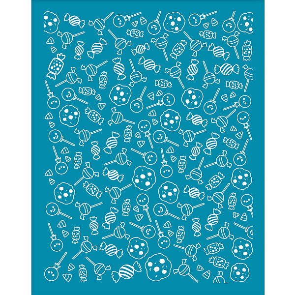 PandaHall Silk Screen Printing Stencil, for Painting on Wood, DIY Decoration T-Shirt Fabric, Candy Pattern, 12.7x10cm Nylon Candy Cyan
PandaHall Silk Screen Printing Stencil, for Painting on Wood, DIY Decoration T-Shirt Fabric, Candy Pattern, 12.7x10cm Nylon Candy Cyan